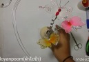 How to make nylon flower Butterfly by fbployandpoom()