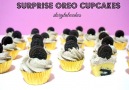 How to Make Oreo Cupcakes with an Oreo Surprise!