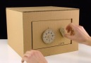!How to Make Safe with Combination Lock from Cardboard ..... ...