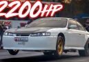 2200HP 240sx on 80lbs of Boost - Mind Blowing Speed!