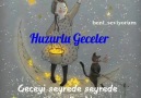 Huzurlu geceler Huzurlu geceler