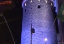 Hz Huseyins Flag Waved in Galata Tower in Istanbuls Hub