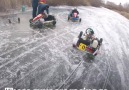 Ice Karting in Russia is basically real life Mario Kart Credit ViralHog
