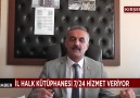 İL HALK KÜTÜPHANESİ 724 HİZMET VERİYOR