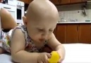İlk defa limon yiyen bebekler