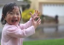İlk Defa Yağmuru Gören Kızın Mutluluğu :)
