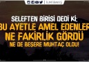 İlmi Bakış - Bu Ayet ile Amel Eden İnsanlara Muhtaç Olmaz Facebook