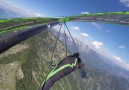 Im all the way up! Hang gliding is nuts.Credit Wolfgang Siess
