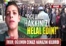 İMAM OĞLUNUN CENAZE NAMAZINI KILDIRDI