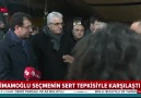 İmamoğlu seçmenin sert tepkisiyle karşılaştı