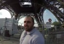 Imkansizi basaran Türk bayragini Eiffel kulesine asti