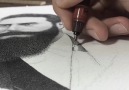 Impressive Stippling Portrait