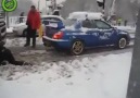 IMPREZA PULLS TRUCK OUT OF SNOW