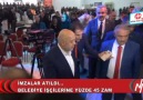 İmzalar atıldıBelediye işçilerine yüzde 45 zam