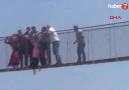İnanılma olay - Köprüden atladı polis havada yakaladı