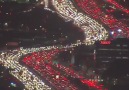 Incredible Bumper-to-Bumper Traffic in Los Angeles
