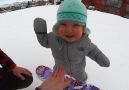Incredible Snowboarding Baby