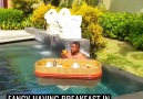 I need to have a floating breakfast in Bali