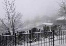 İnegölün Mesruriye Mahallesinde Kar Yağışı Başladı