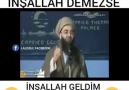 İnşaallah geldim hanim