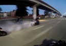 INSANE BURNOUT leads to tire splitting in two at 50mph