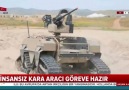 İnsansız kara aracı göreve hazır