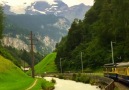Interlaken to Lauterbrunnen By Train In Switzerland