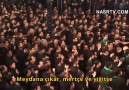 İranın Yezd şehrindeki görkemli matem merasiminden bir kesit.