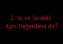 Isı ve sıcaklık aynı değerler mi?