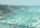 İstanbul boğazı Beşiktaşlıların ablukası altında