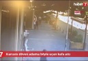 İstanbulda eşini sokak ortasında döven adama uçan kafa attı.