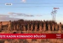 İşte kadın komando bölüğümüz...