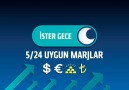 İster gece İster gündüz 524 uygun marjlar Senin Bankanda.