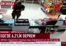 İzmirde deprem sırasında müşterinin para ödeme isteği