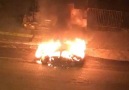 İzmir maliyeciler araba yandı gecmis olsun