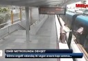 İzmir metrosunda dehşet!