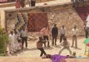 Jackie Chan filming a fight scene in Amber Fort