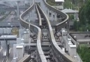 Japonya daki inanılmaz tren yolu! Osaka monoray