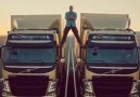 Jean-Claude Van Damme Does Splits Between Two Volvo Trucks, Prove