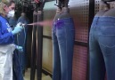 Jeans washing process.Amazing! Fast and smooth work. How they do!