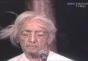 Jiddu Krishnamurti: "Bu son konuşma..."