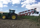 John Deere 6215R ve Kverneland ES 6'lı Pulluk