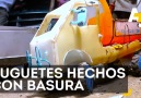 Juguetes hechos con basura