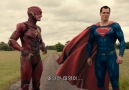 Justice League - Superman vs Flash race in HD!-M