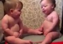 Just two babies jiggling on a wobble board Loving Ellies Belly