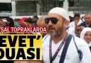 Kabede Umrecilerden Türkiye için Evet sesleri...