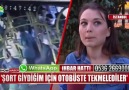 Kadına otobüste tekme