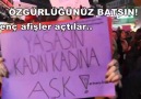 Kadına özgürlük diye buluştular hakaret ettiler