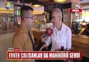 Kafe çalışanlarına haftalık el bakımı