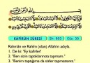 109 - KÂFİRÛN SÛRESİ